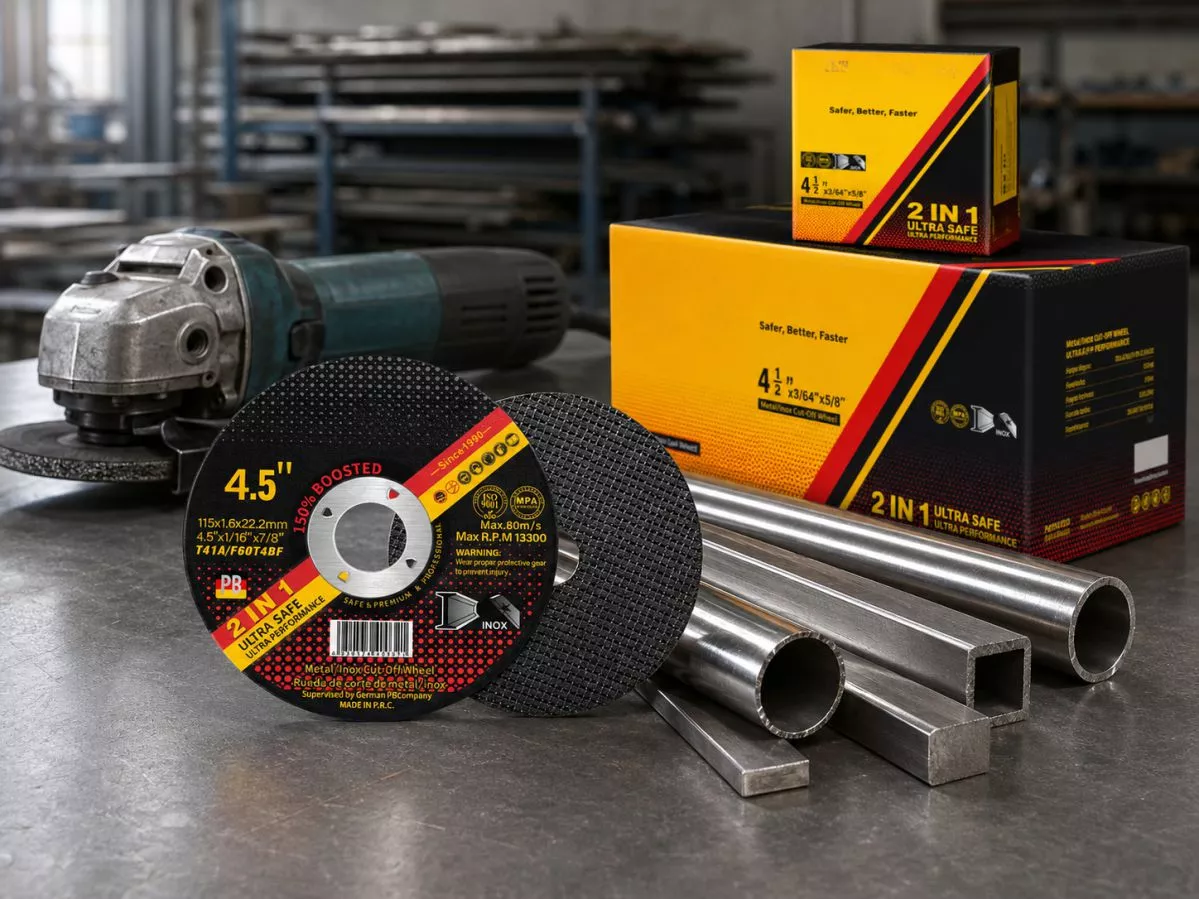 4.5 inch ultra-thin cut off wheel 115×1.6×22.2mm cutting stainless steel pipe fittings rebar and metal profiles